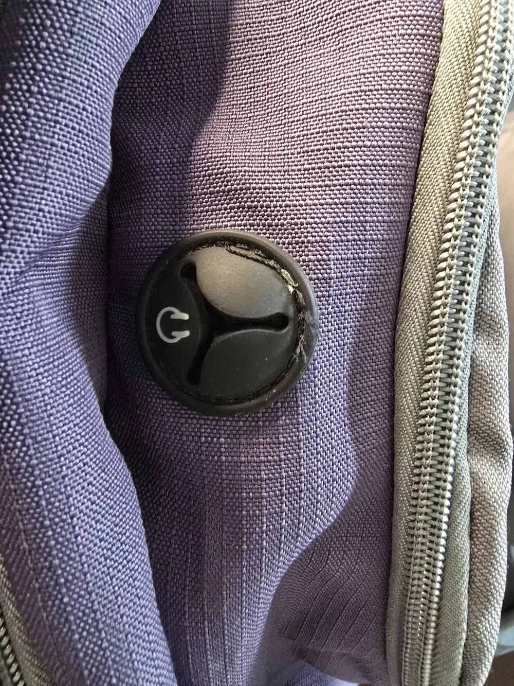 Samsonite Purple and Gray Men's Backpack